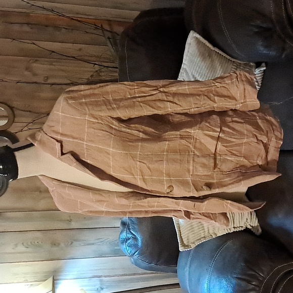 Madewell Pink Breezewoven Larsen Blazer Size XS Linen Casual Preppy Preowned - Picture 4 of 10